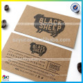 450g kraft paper business card, die cut business card, debossed business card